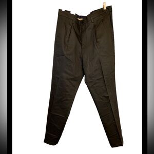NWT DOCKERS 36 X 34 Pants Classic Fit Pleat  Dark Grey